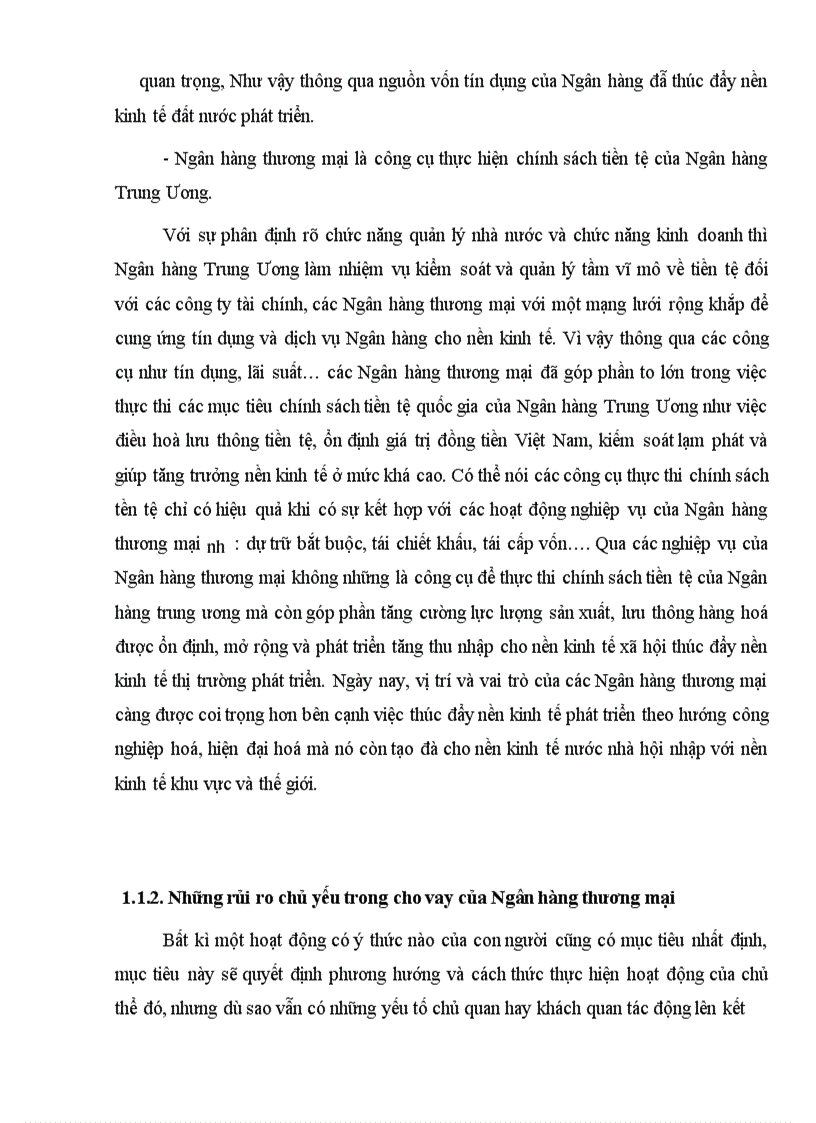 image for page Rủi ro tín dụng và hạn chế rủi ro tín dụng tại Ngân Hàng nông nghiệp và phát triển nông thôn huyện Đà Bắc tỉnh Hòa Bình