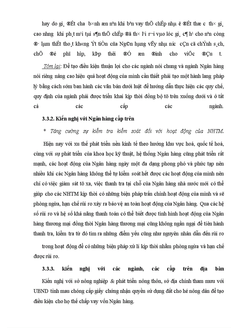 image for page Rủi ro tín dụng và hạn chế rủi ro tín dụng tại Ngân Hàng nông nghiệp và phát triển nông thôn huyện Đà Bắc tỉnh Hòa Bình