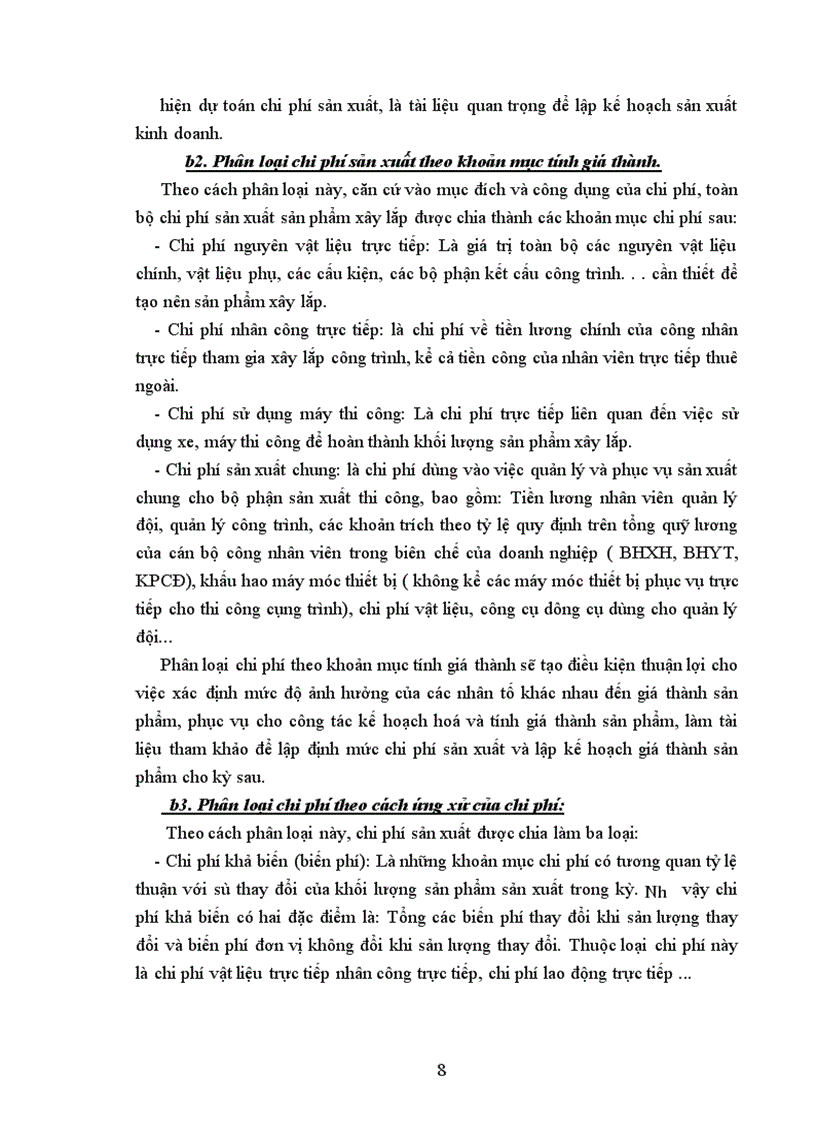 image for page Tổ chức hạch toán chi phí sản xuất và tính giá thành sản phẩm tại Công ty xây dựng Sông Đà II