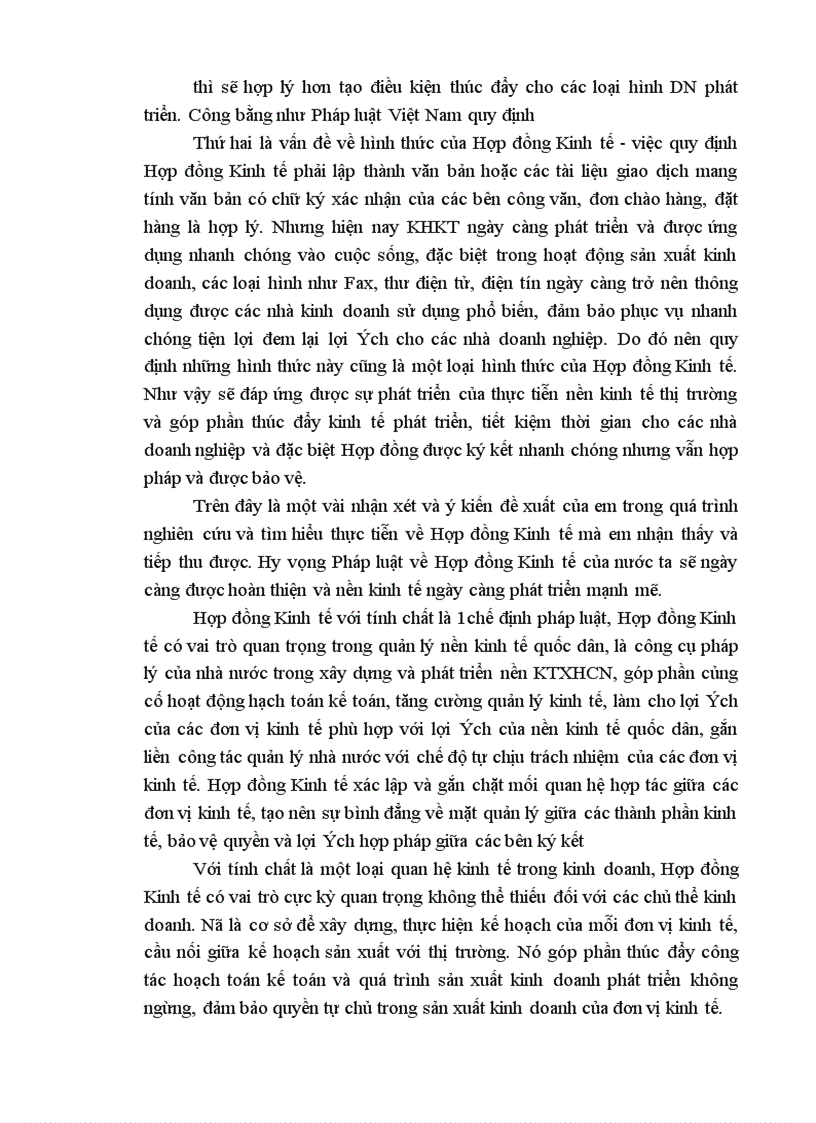 image for page Trình bày đặc điểm một bản hợp đồng kinh tế. Chứng minh những đặc điểm đó qua một bản hợp đồng cụ thể