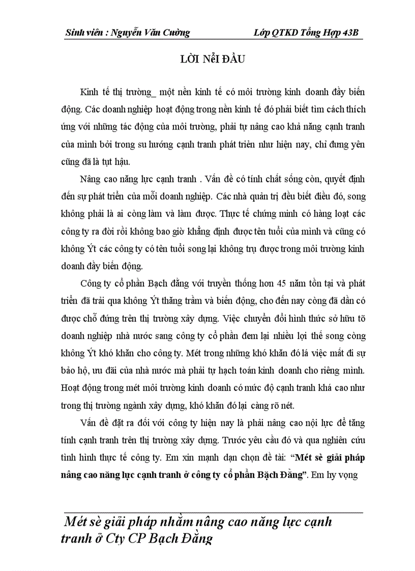 image for page Một số giải pháp nâng cao năng lực cạnh tranh ở công ty cổ phần Bặch Đằng