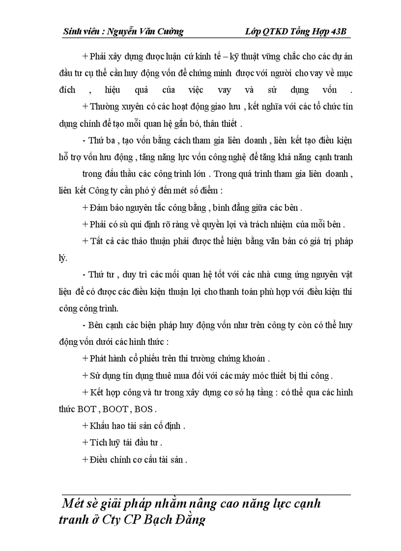 image for page Một số giải pháp nâng cao năng lực cạnh tranh ở công ty cổ phần Bặch Đằng