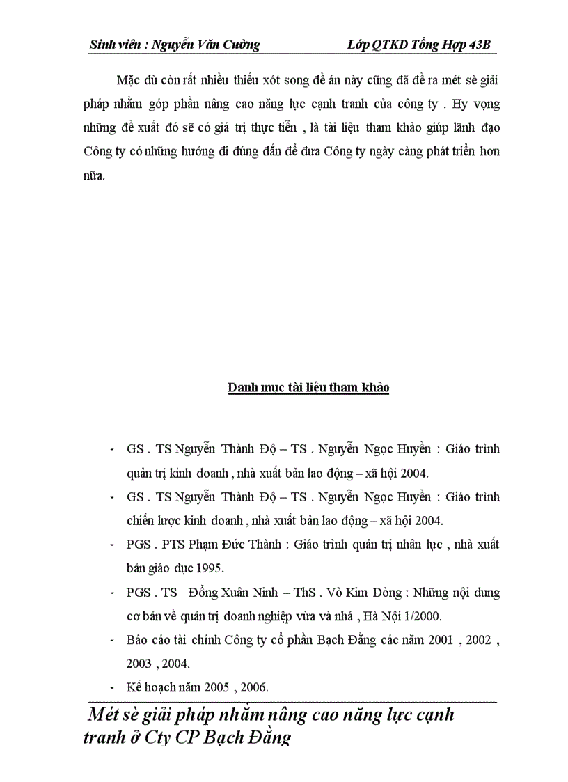 image for page Một số giải pháp nâng cao năng lực cạnh tranh ở công ty cổ phần Bặch Đằng
