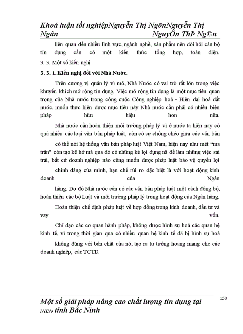 image for page Một số giải pháp nâng cao chất lượng tín dụng tại Ngân hàng Nông nghiệp và Phát triển Nông thôn tỉnh Bắc Ninh
