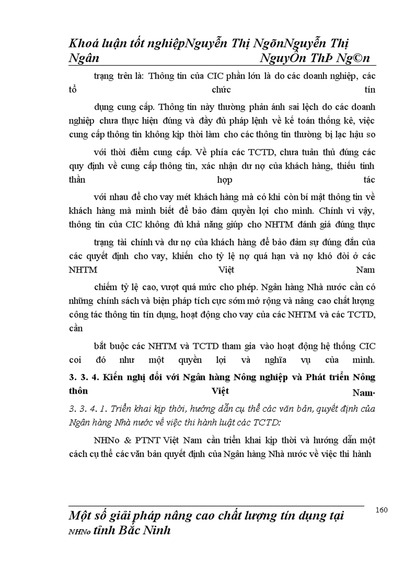 image for page Một số giải pháp nâng cao chất lượng tín dụng tại Ngân hàng Nông nghiệp và Phát triển Nông thôn tỉnh Bắc Ninh