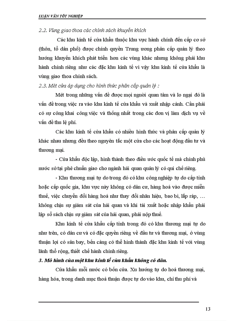 image for page Khu kinh tế cửa khẩu và tác động của nó đối với việc phát triển vùng Đông Bắc
