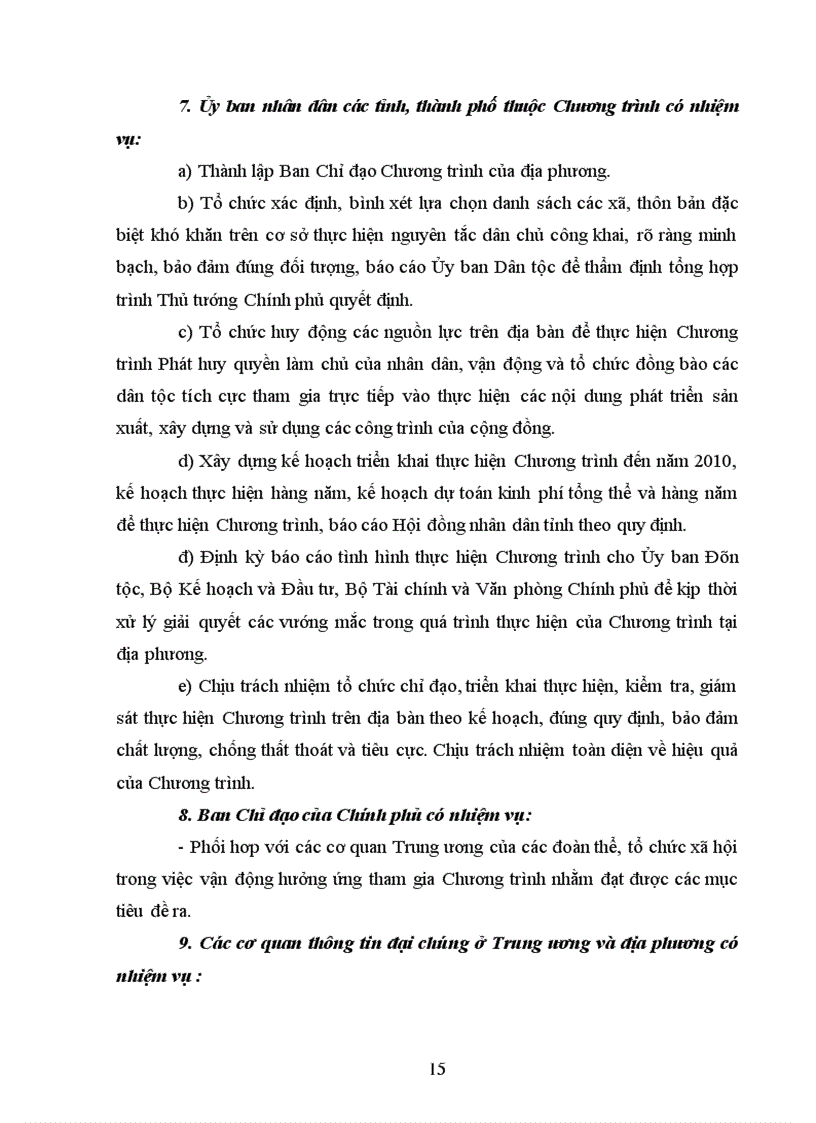 image for page Phương hướng và giải pháp thực hiện chương trình 135 thời kì 1999-2010