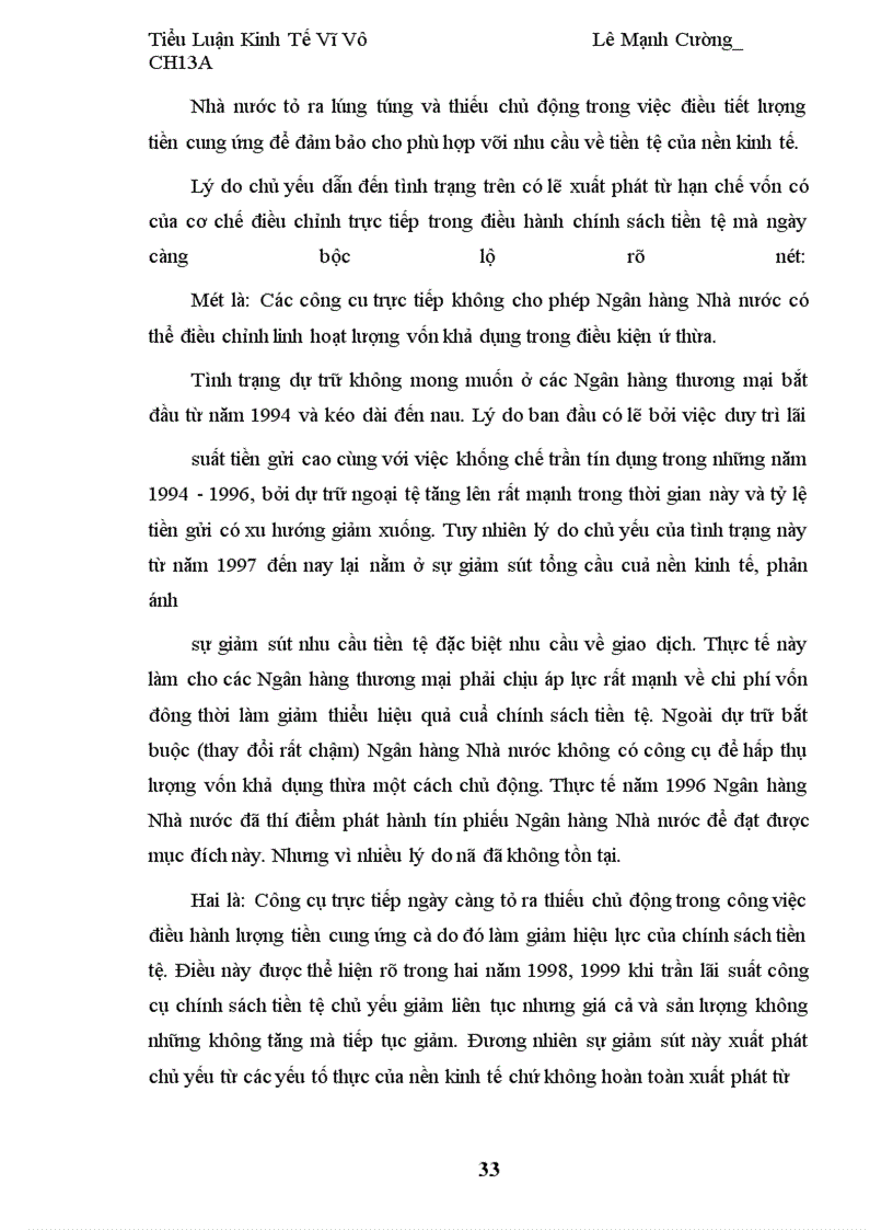 image for page Ngân Hàng Trung ương và các công cụ điều hành chính sách tiền tệ