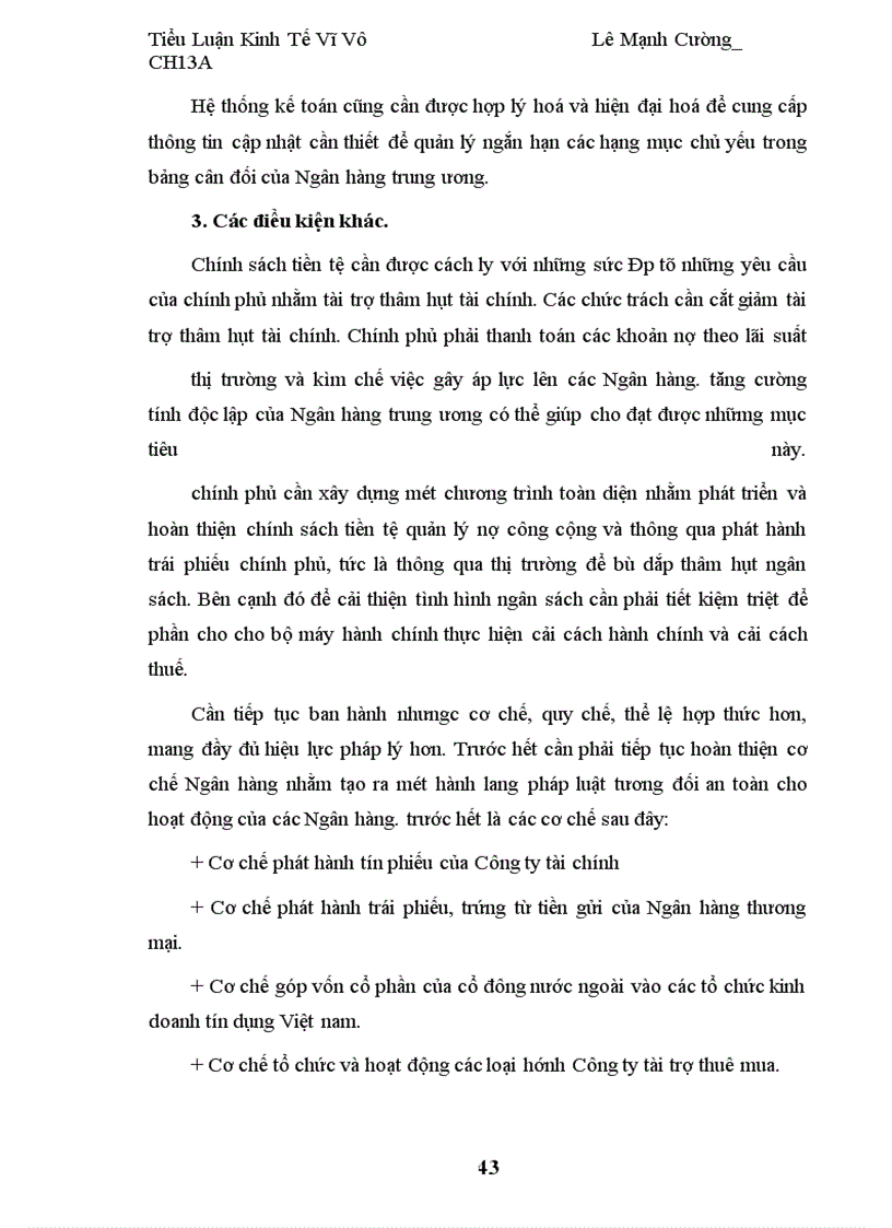 image for page Ngân Hàng Trung ương và các công cụ điều hành chính sách tiền tệ