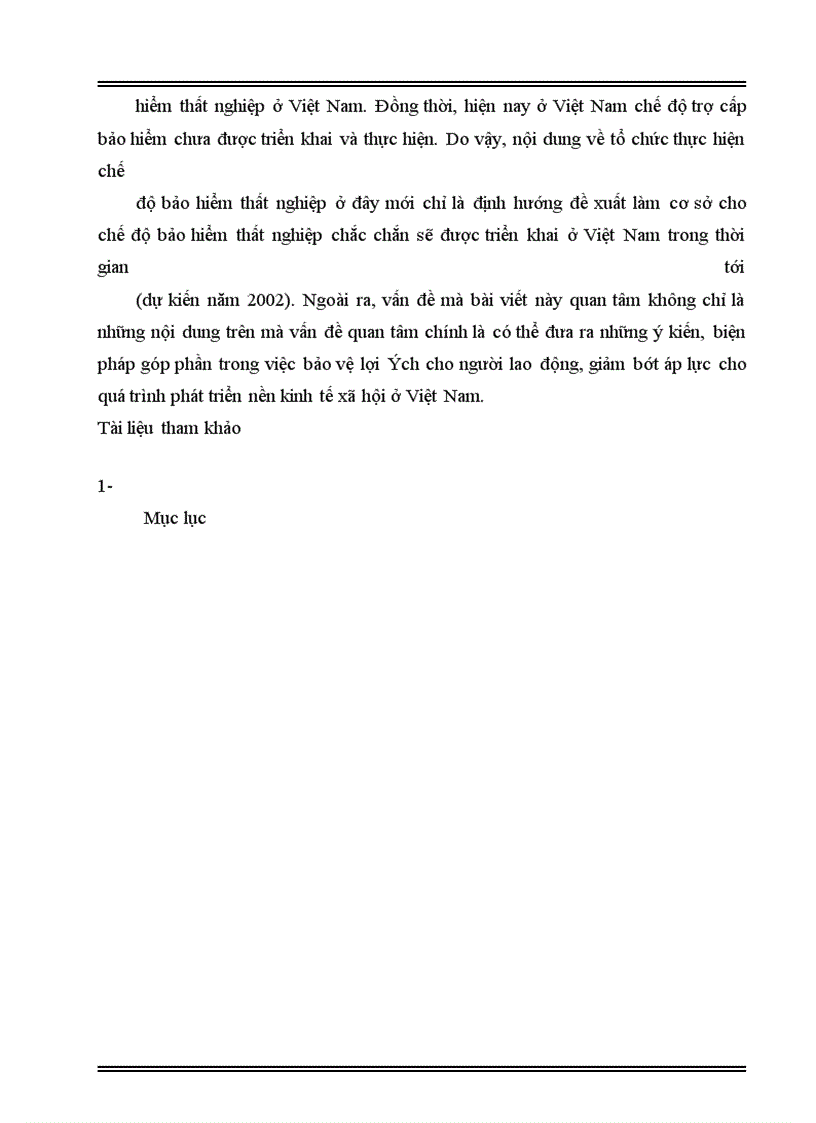 image for page Thực trạng thất nghiệp ở Việt Nam và định hướng triển khai bảo hiểm thất nghiệp
