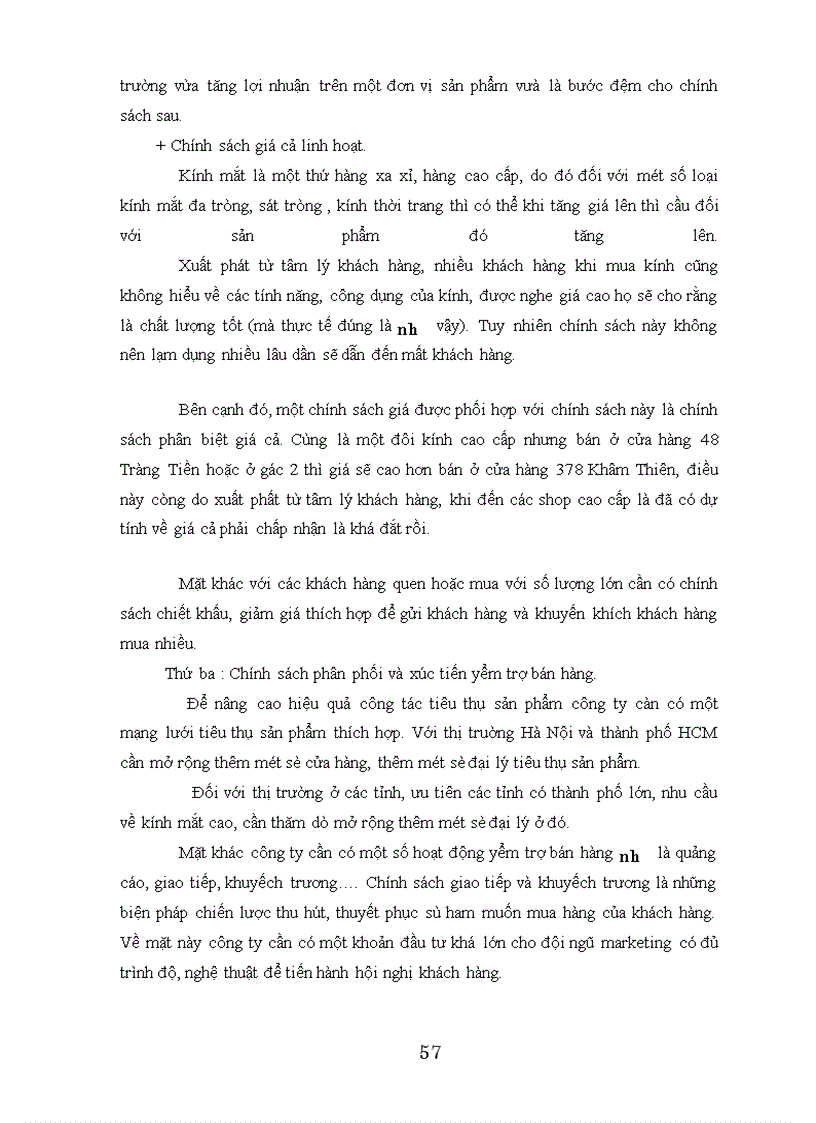 image for page Phân tích thực trạng về kết quả và tình hình hoạt động tiêu thụ ở công ty cổ phần kính mắt Hà Nội