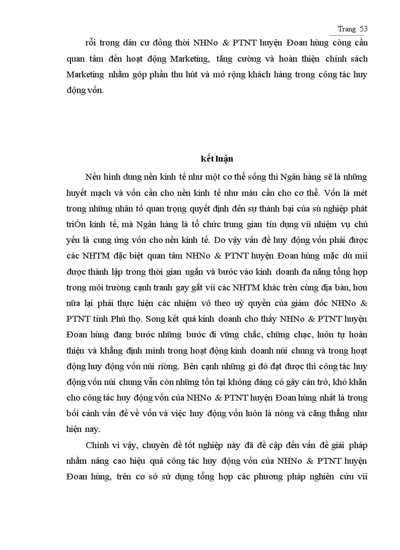 image for page Thực trạng và giải pháp nâng cao hiệu quả huy động vốn tại chi nhánh NHNo&PTNT Huyện Đoan hùng