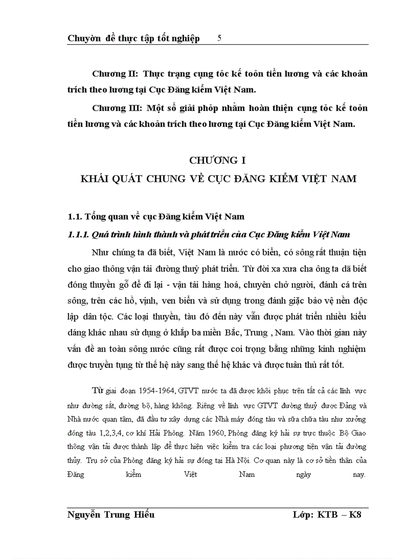 image for page Kế toán các khoản trích theo lương tại Cục Đăng kiểm Việt Nam