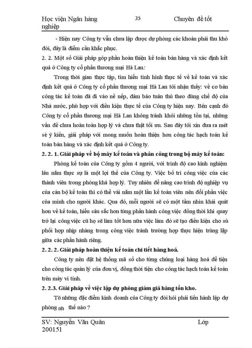 image for page Một số giải pháp nhằm hoàn thiện công tác kế toán bán hàng và xác định kết quả bán hàng tại công ty CPTM Hà Lan.