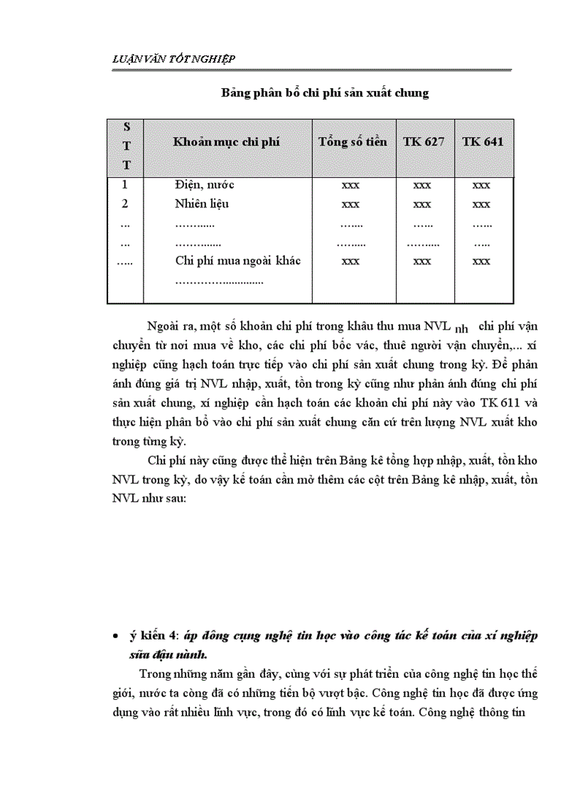 image for page Tổ chức công tác kế toán tập hợp chi phí và phân tích tình hình quản lý và sử dụng chi phí ở xí nghiệp sữa đậu nành của Công ty vận tải xây dựng và chế biến lương thực Vĩnh Hà
