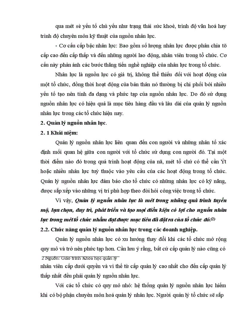 image for page Thực trạng và giải pháp nâng cao hiệu lực quản lý nguồn nhân lực tại Công ty Dệt may Vĩnh Oanh