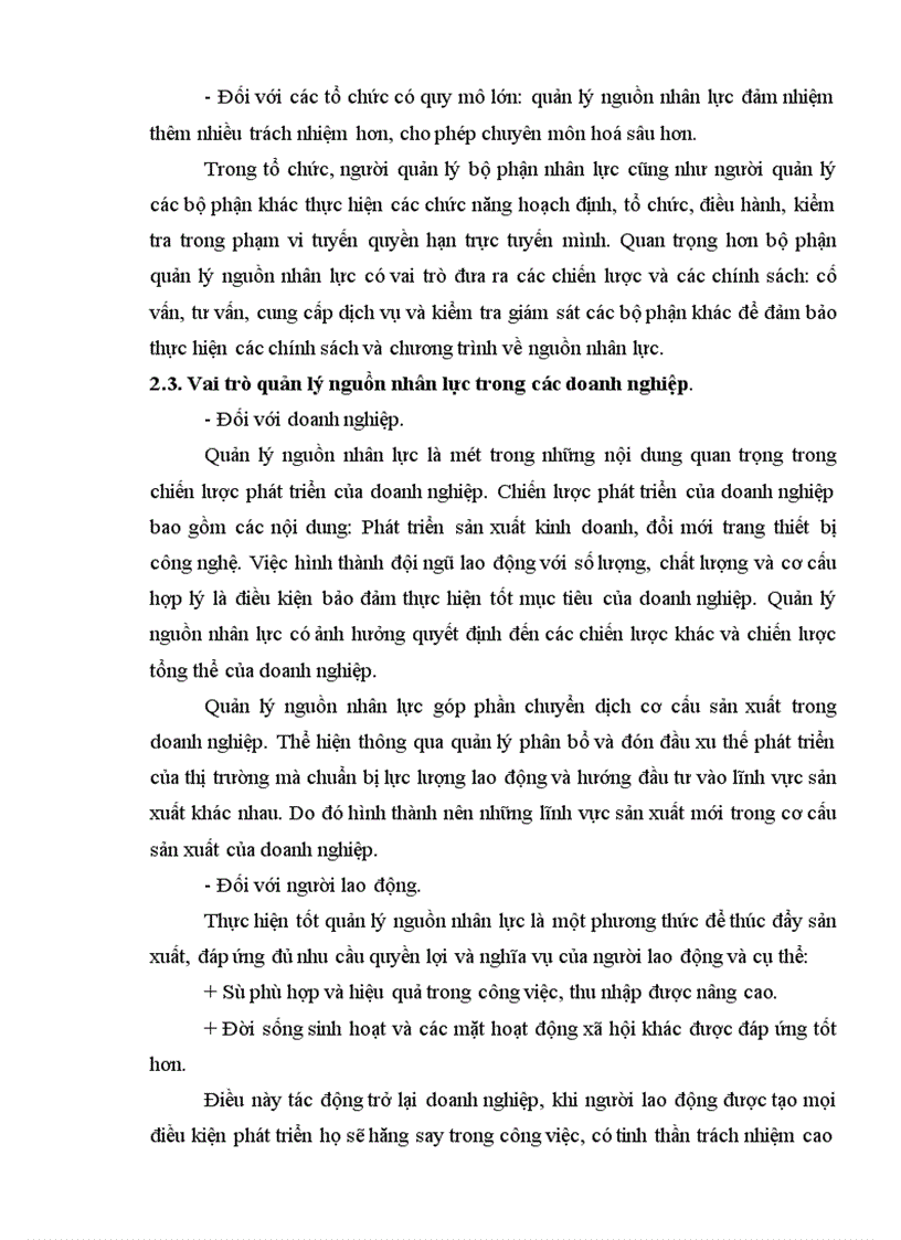 image for page Thực trạng và giải pháp nâng cao hiệu lực quản lý nguồn nhân lực tại Công ty Dệt may Vĩnh Oanh
