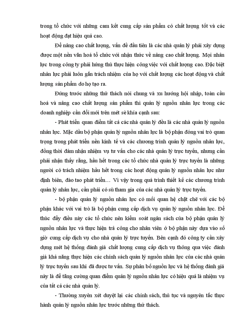image for page Thực trạng và giải pháp nâng cao hiệu lực quản lý nguồn nhân lực tại Công ty Dệt may Vĩnh Oanh