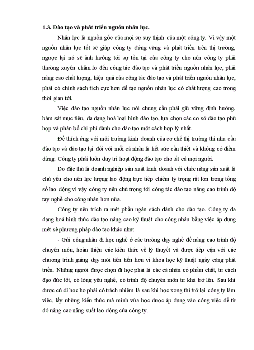 image for page Thực trạng và giải pháp nâng cao hiệu lực quản lý nguồn nhân lực tại Công ty Dệt may Vĩnh Oanh