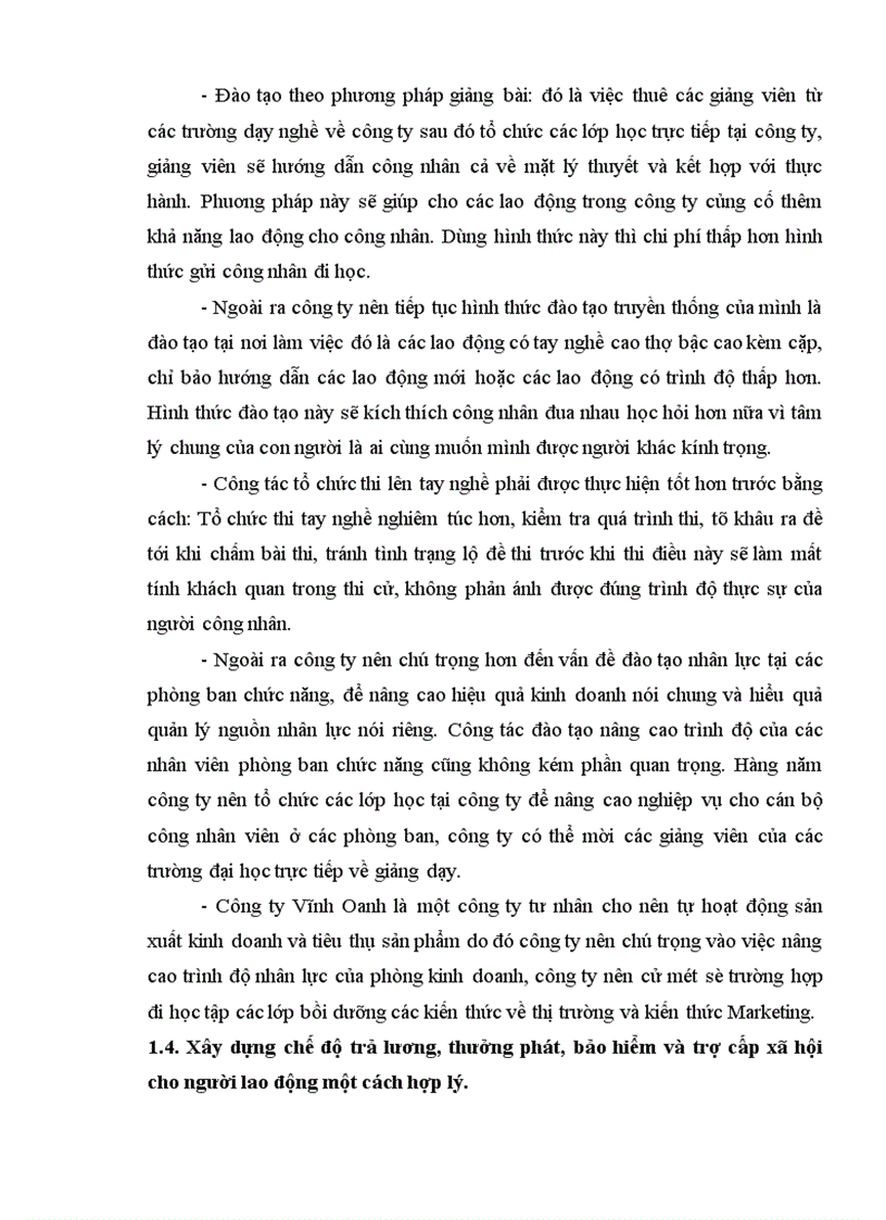 image for page Thực trạng và giải pháp nâng cao hiệu lực quản lý nguồn nhân lực tại Công ty Dệt may Vĩnh Oanh