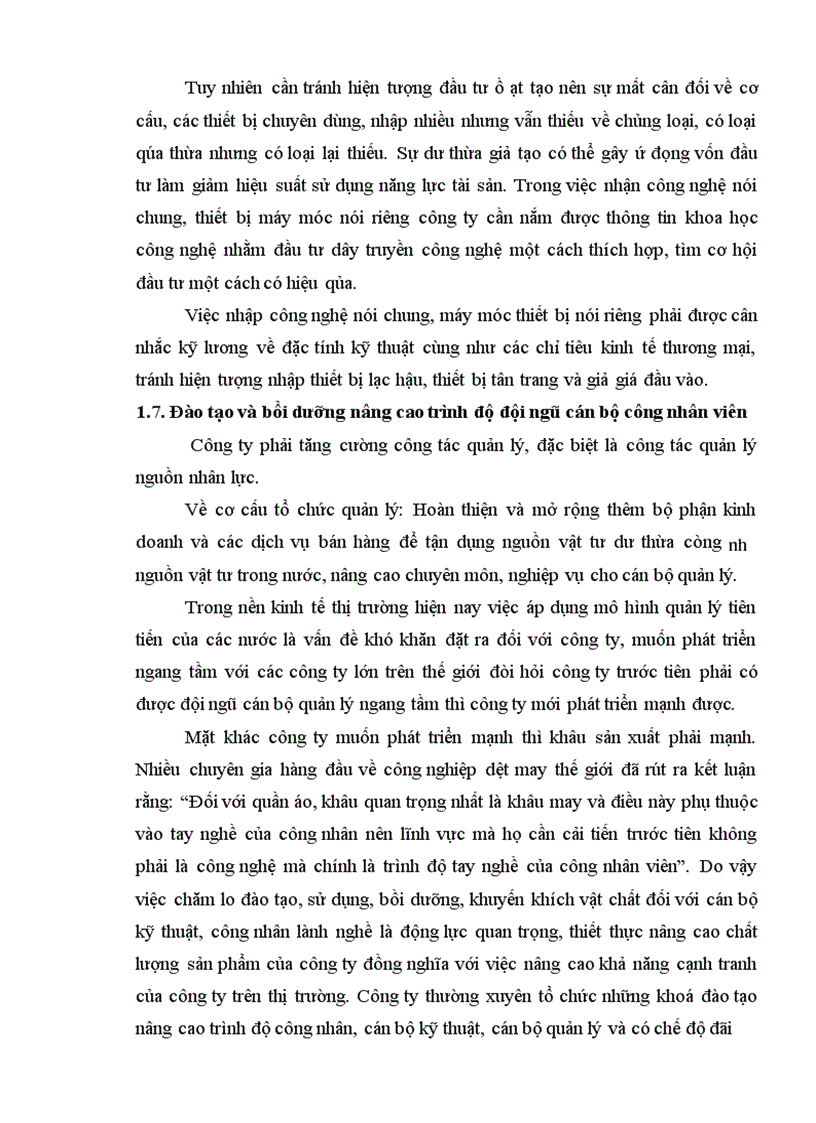 image for page Thực trạng và giải pháp nâng cao hiệu lực quản lý nguồn nhân lực tại Công ty Dệt may Vĩnh Oanh