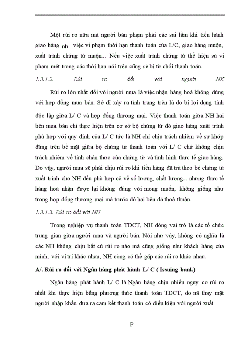 image for page Giải pháp hạn chế rủi ro trong phương thức thanh toán tín dụng chứng từ tại Ngân hàng Công thương Ba Đình – Ngân hàng Công thương Việt Nam