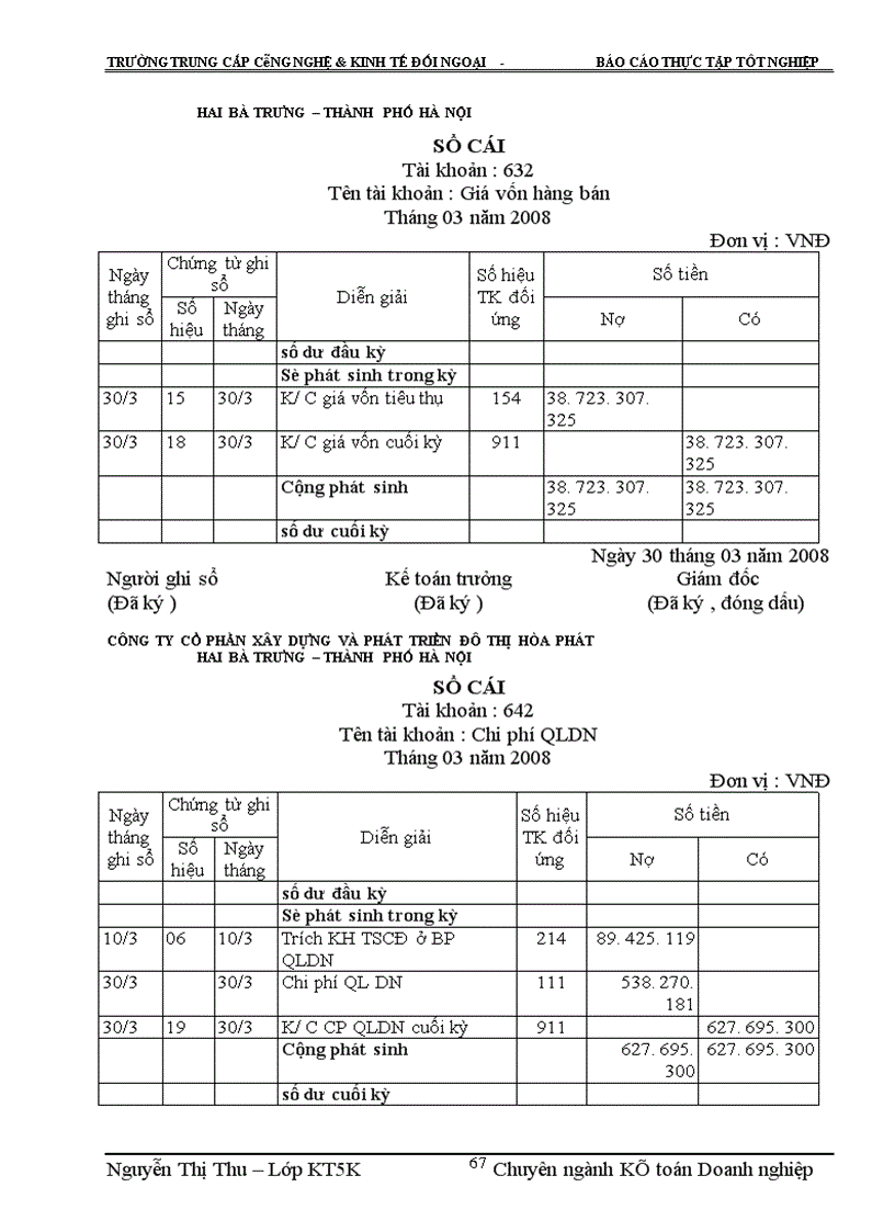 image for page Một số ý kiến nhận xét và đề xuất về công tác kế toán tại Công ty cổ phần xây dựng và phát triển đô thị Hoà Phát .