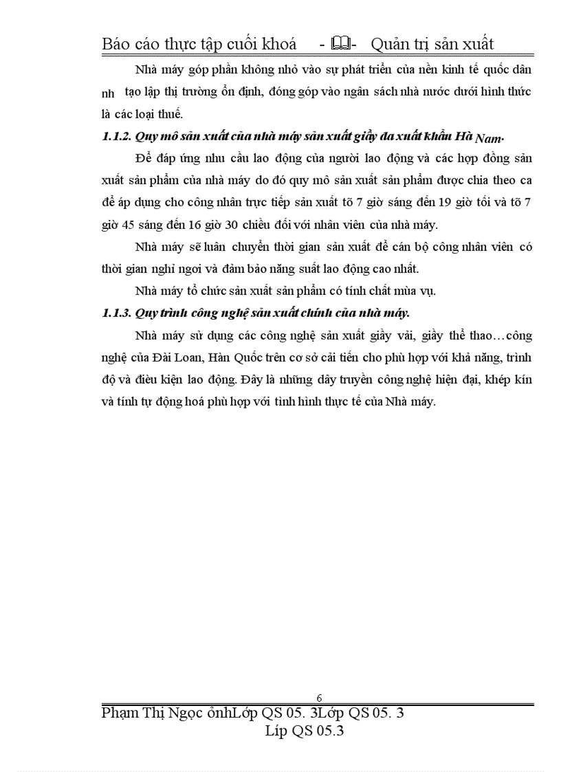 image for page Tình hình sản xuất kinh doanh của nhà máy sản xuẩt giầy da xuất khẩu Hà Nam