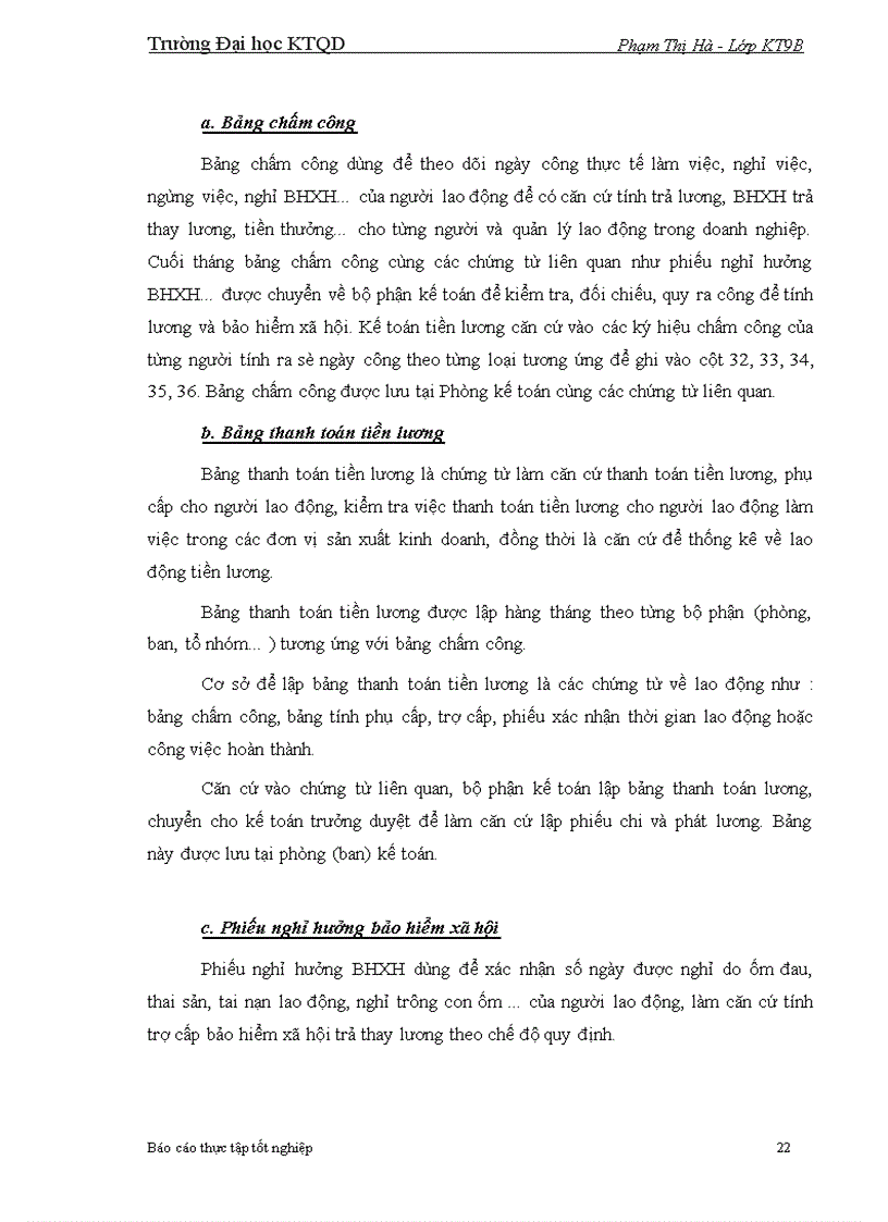 image for page Thực trạng hạch toán tiền lương và các khoản trích theo lương tại Công ty Viễn thông Hà Nội.
