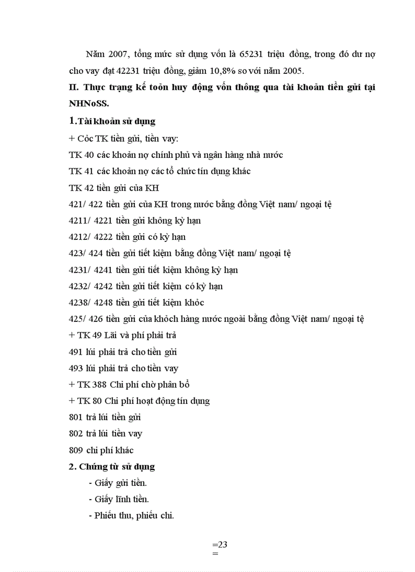 image for page Kế toán huy động vốn thông qua tài khoản tiền gửi tại Ngân hàng với việc nâng cao hiệu quả sử dụng tài khoản tiền gửi tại ngân hàng nông nghiệp và phát triển nông thôn Sầm Sơn