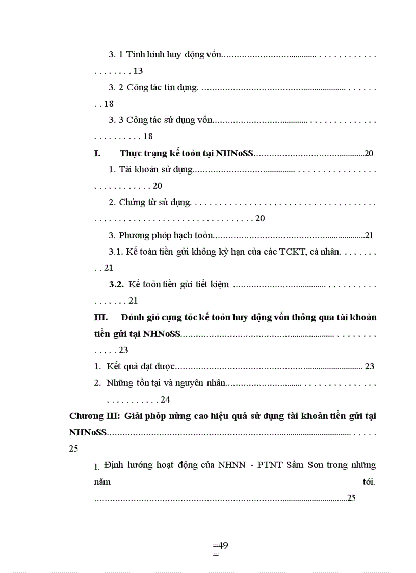 image for page Kế toán huy động vốn thông qua tài khoản tiền gửi tại Ngân hàng với việc nâng cao hiệu quả sử dụng tài khoản tiền gửi tại ngân hàng nông nghiệp và phát triển nông thôn Sầm Sơn