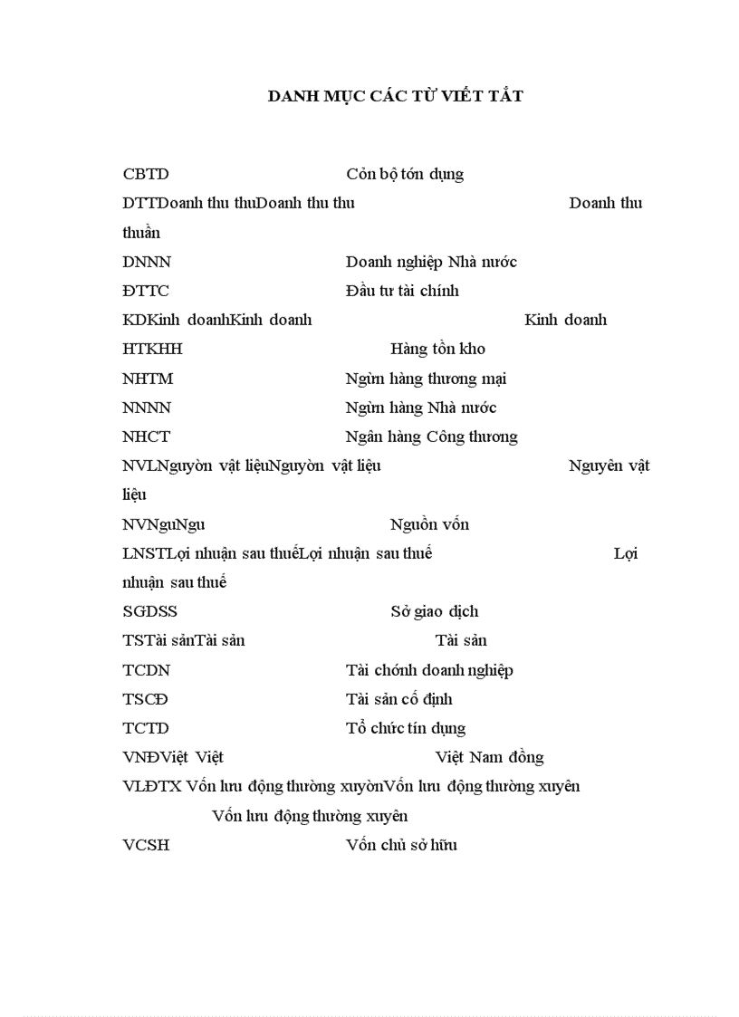 image for page Hoàn thiện công tác phân tích tài chính doanh nghiệp phục vụ hoạt động tín dụng tại Sở giao dịch I Ngân hàng Công thương