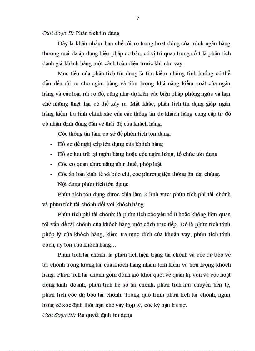 image for page Hoàn thiện công tác phân tích tài chính doanh nghiệp phục vụ hoạt động tín dụng tại Sở giao dịch I Ngân hàng Công thương