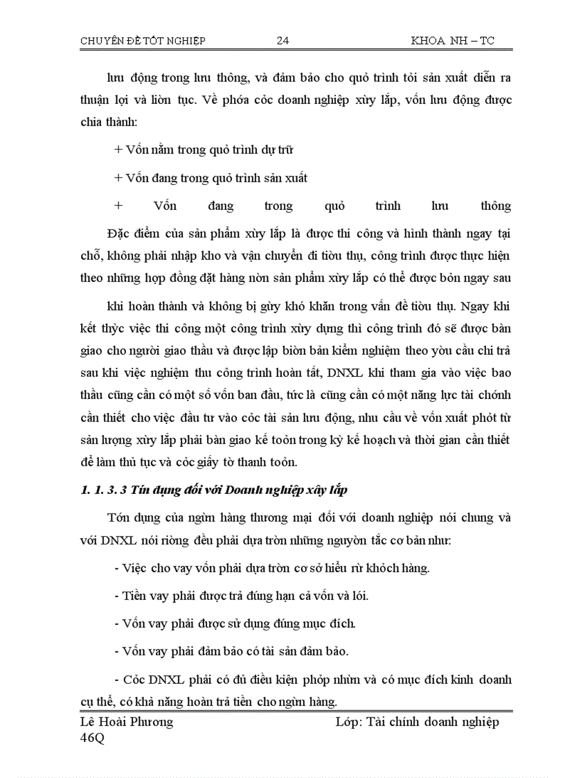 image for page Nâng cao chất lượng tín dụng ngắn hạn đối với các doanh nghịêp xây lắp tại Ngân hàng Đầu tư và Phát triển Chi nhánh Cầu Giấy.