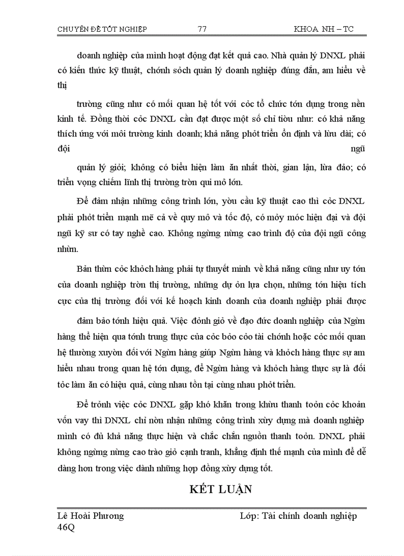 image for page Nâng cao chất lượng tín dụng ngắn hạn đối với các doanh nghịêp xây lắp tại Ngân hàng Đầu tư và Phát triển Chi nhánh Cầu Giấy.