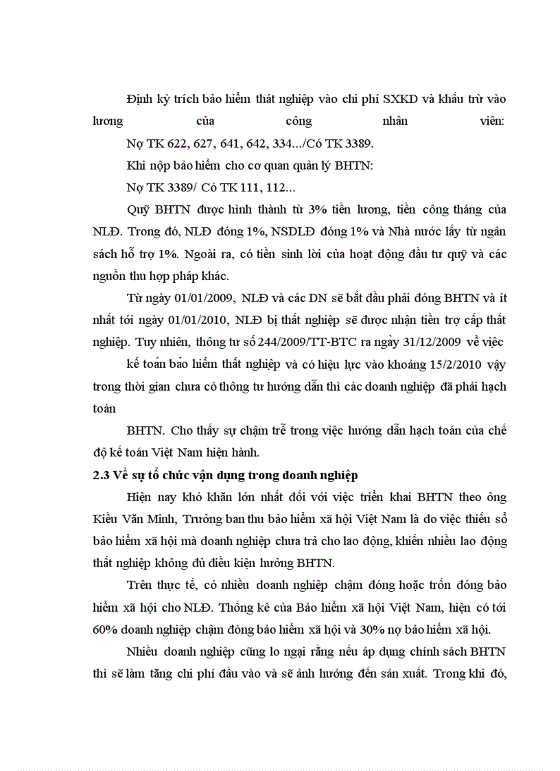 image for page Chính sách BHTN của Việt Nam