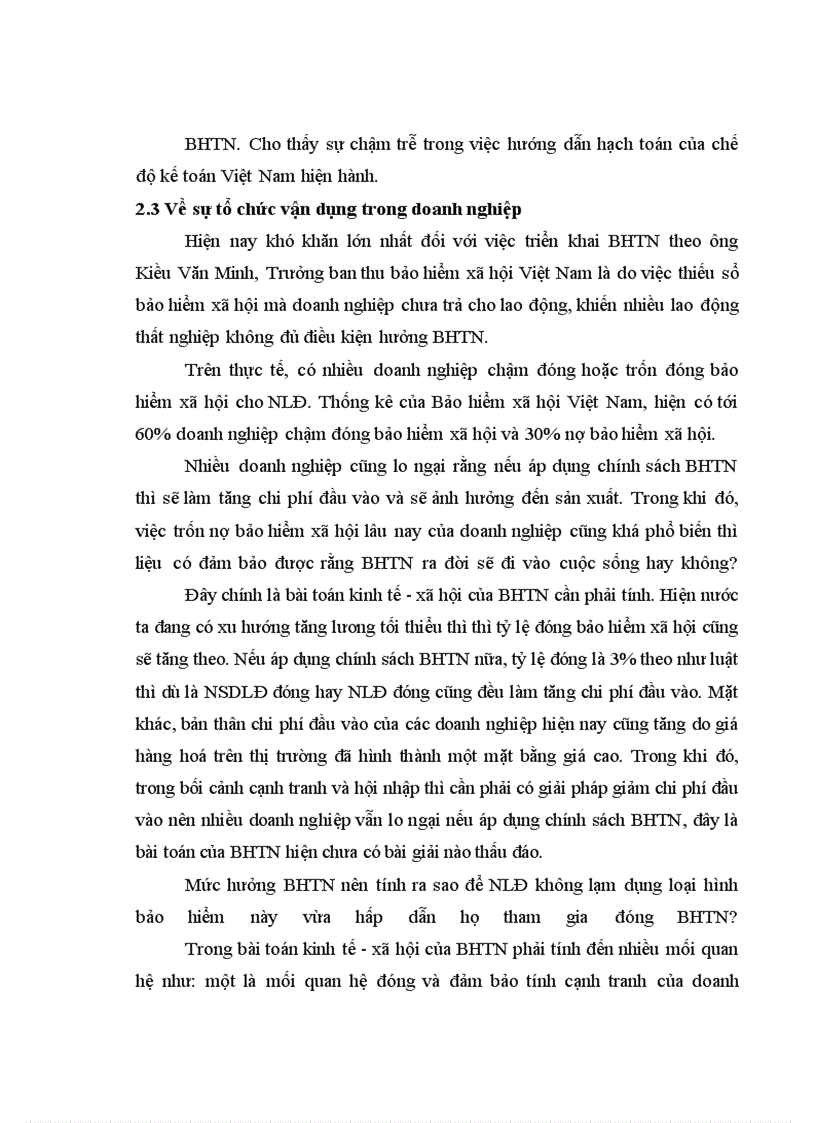 image for page Chính sách BHTN của Việt Nam