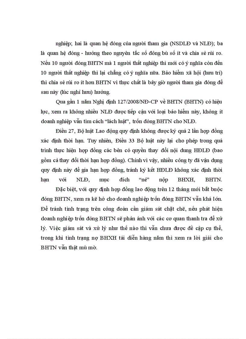 image for page Chính sách BHTN của Việt Nam