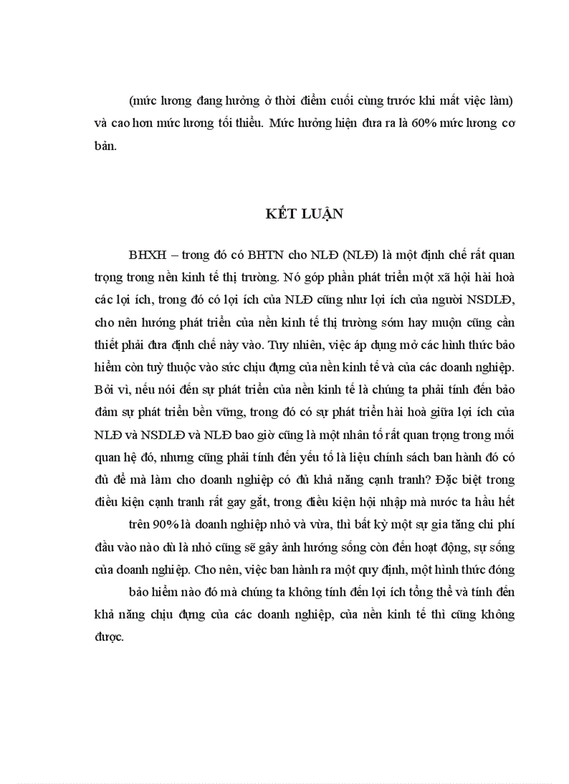 image for page Chính sách BHTN của Việt Nam