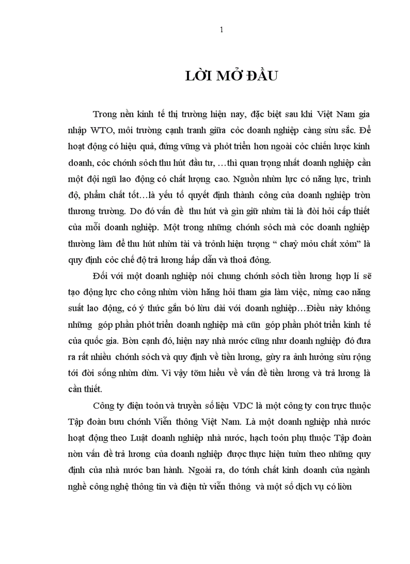 image for page Hoàn thiện Quy chế phân phối tiền lương cho tập thể và cá nhân Công ty Điện toàn và truyền số liệu(VDC).