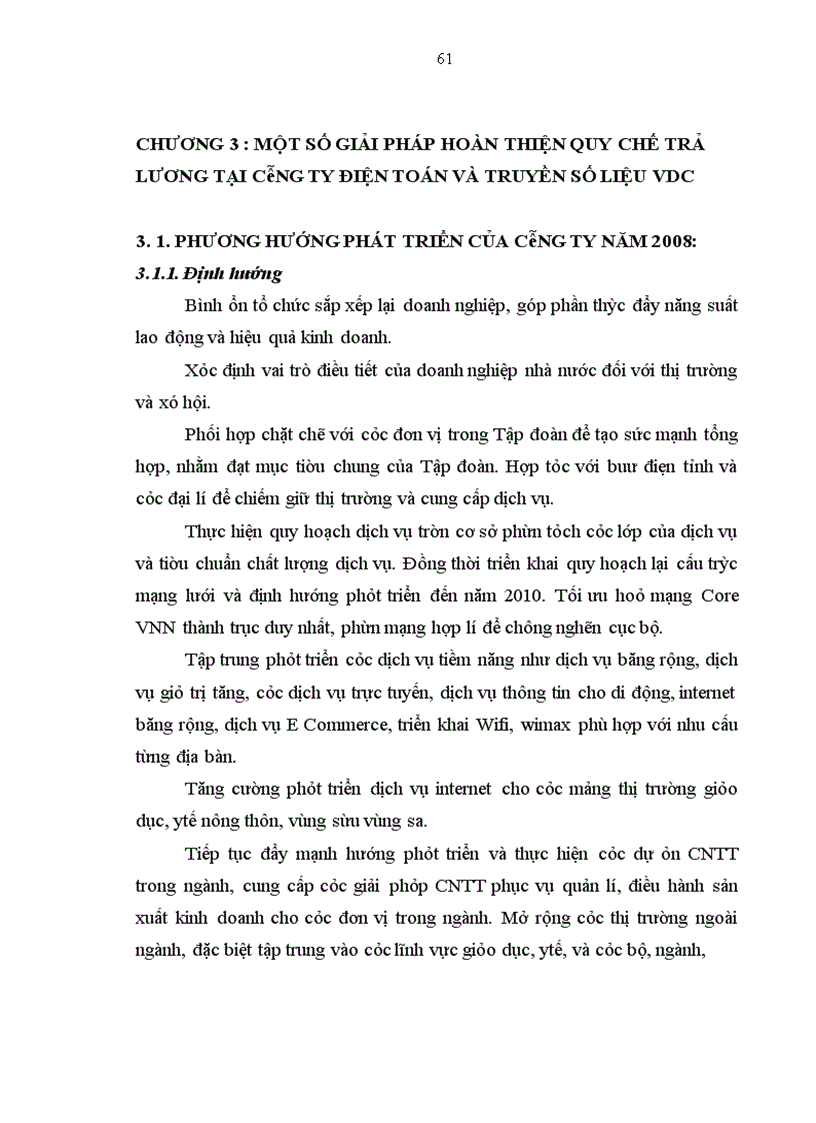 image for page Hoàn thiện Quy chế phân phối tiền lương cho tập thể và cá nhân Công ty Điện toàn và truyền số liệu(VDC).