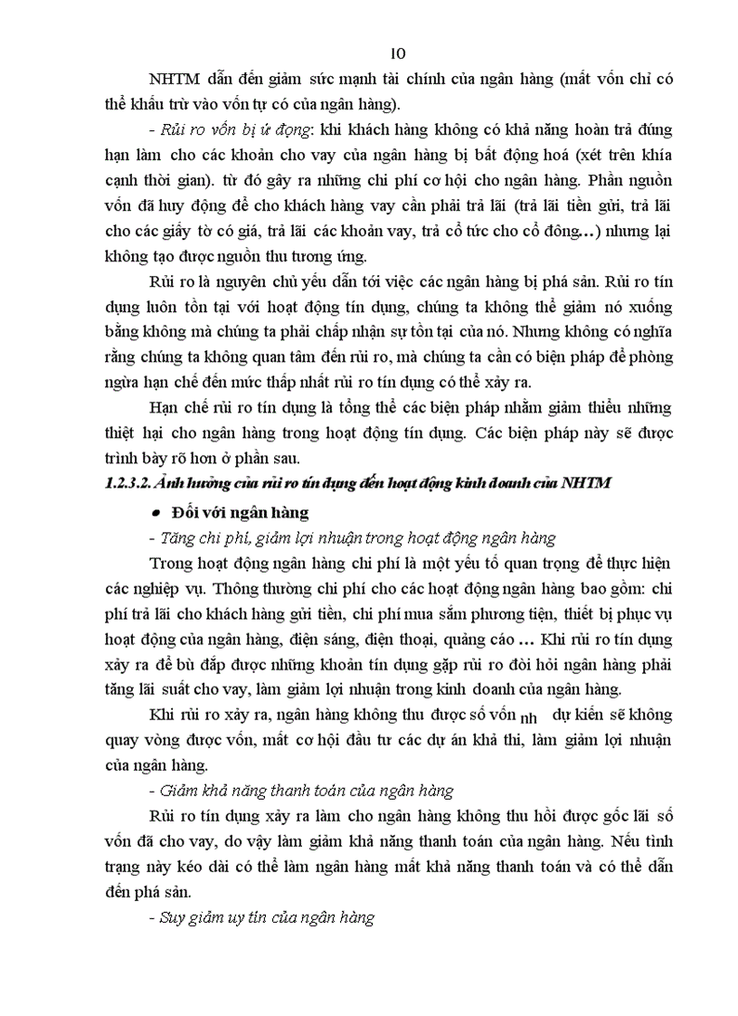 image for page Rủi ro tín dụng tại Chi nhánh NHNo&PTNT huyện Nghĩa Hưng, tỉnh Nam Định - Thực trạng và giải pháp