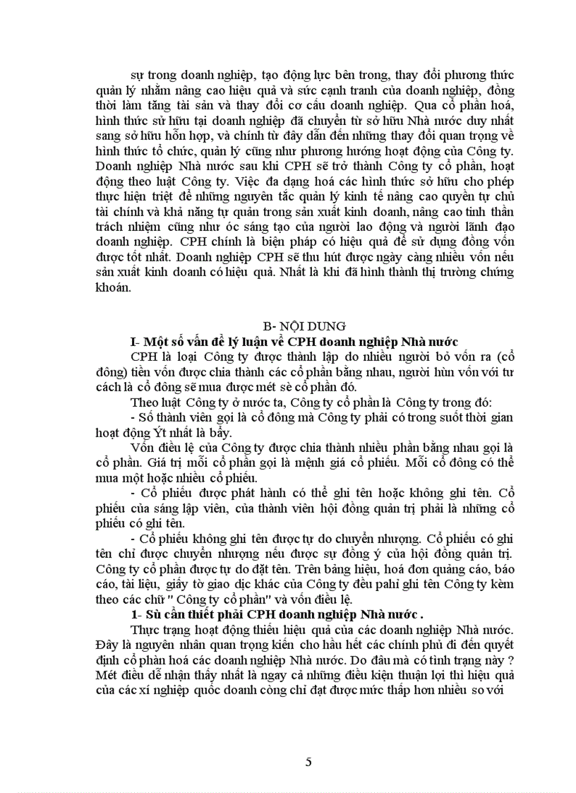 image for page Nguồn gốc và bản chất của cổ phần hoá cũng như vai trò của cổ phần hoá trong nền kinh tế thị trường