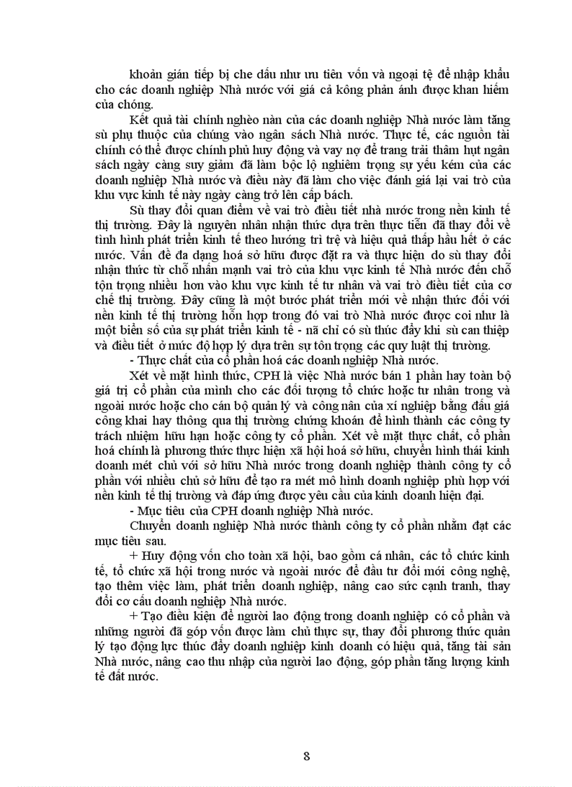 image for page Nguồn gốc và bản chất của cổ phần hoá cũng như vai trò của cổ phần hoá trong nền kinh tế thị trường