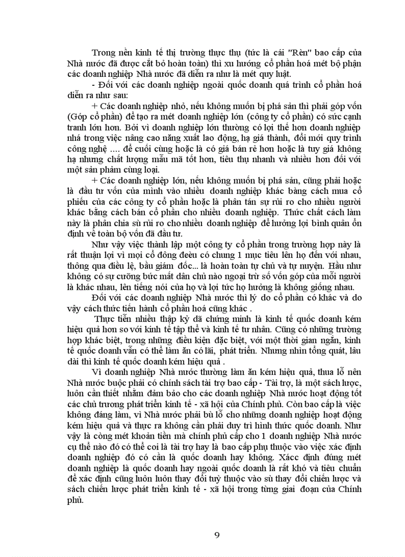 image for page Nguồn gốc và bản chất của cổ phần hoá cũng như vai trò của cổ phần hoá trong nền kinh tế thị trường