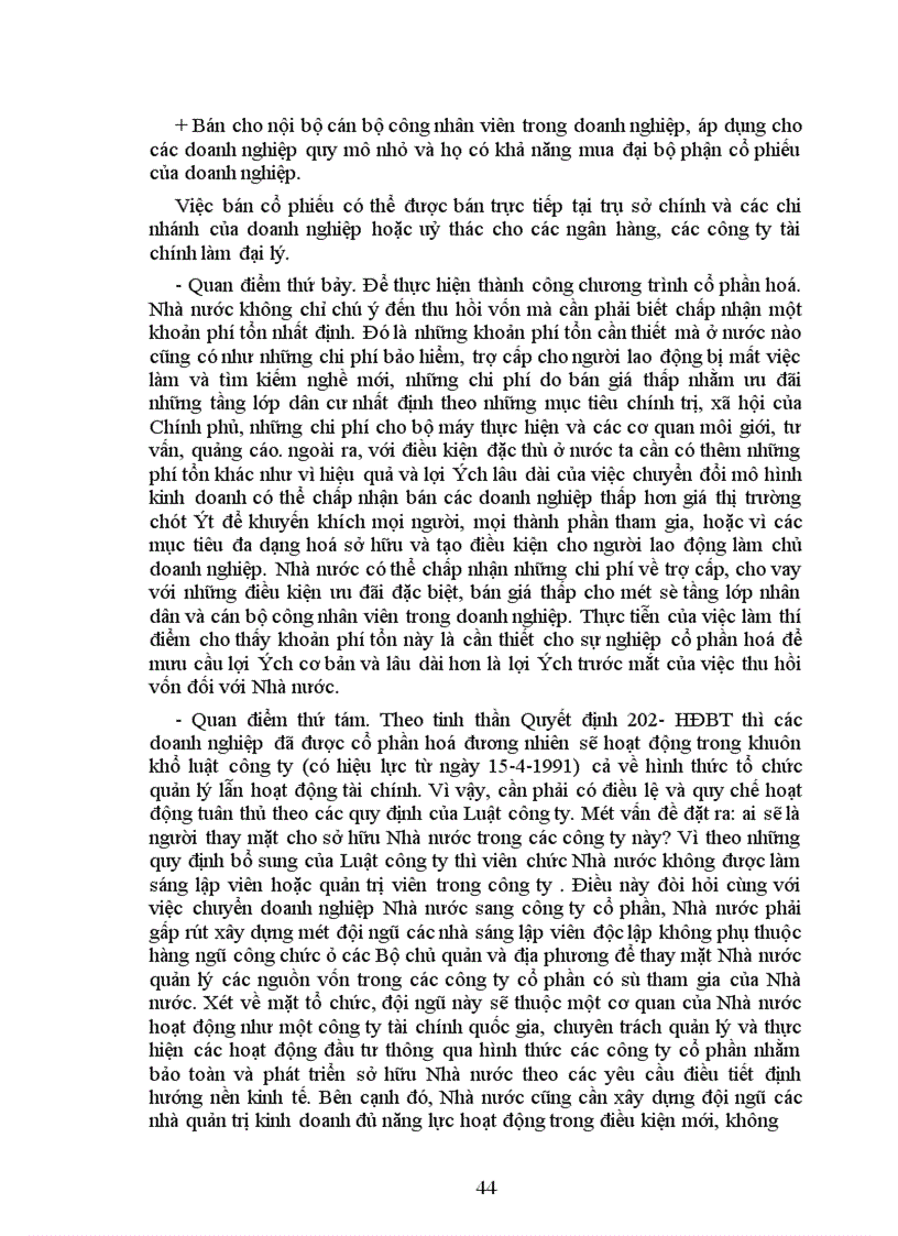 image for page Nguồn gốc và bản chất của cổ phần hoá cũng như vai trò của cổ phần hoá trong nền kinh tế thị trường