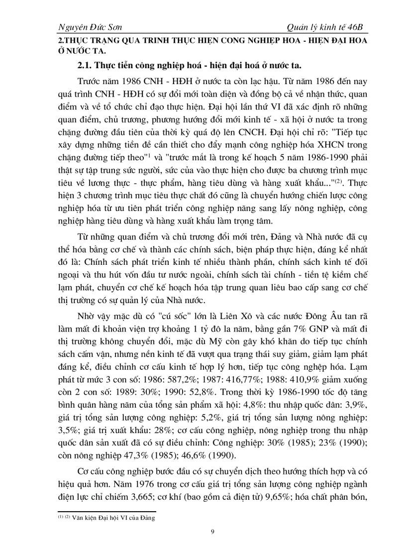 image for page .thực trạng quá trình thực hiện công nghiệp hoá - hiện đại hoá ở nước ta.
