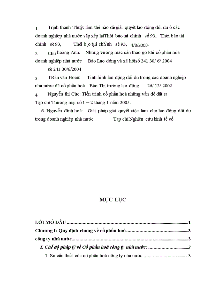 image for page Những vấn đề pháp lý về chính sách đối với người lao động trong quá trình cổ phần hoá Công ty Vật tư Thuỷ sản Hạ Long