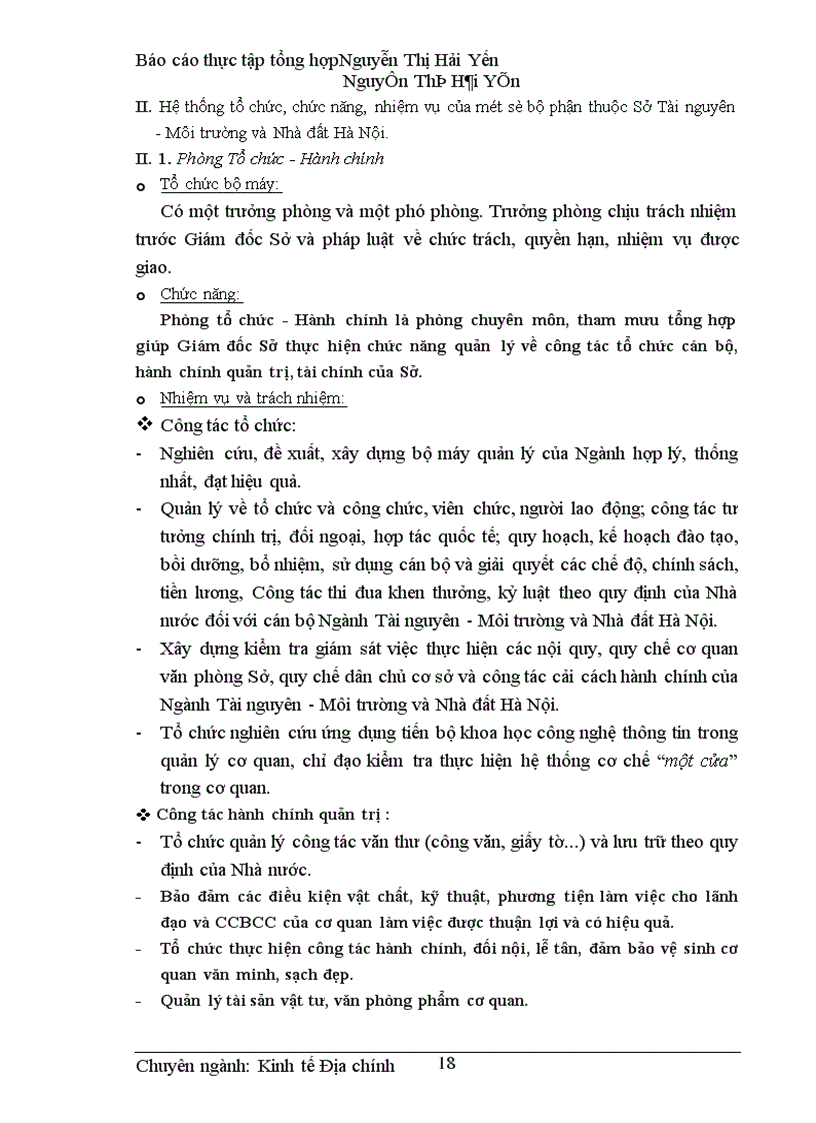 image for page Báo cáo thực tập Sở Tài nguyên, MôI trường và Nhà đất Hà Nội