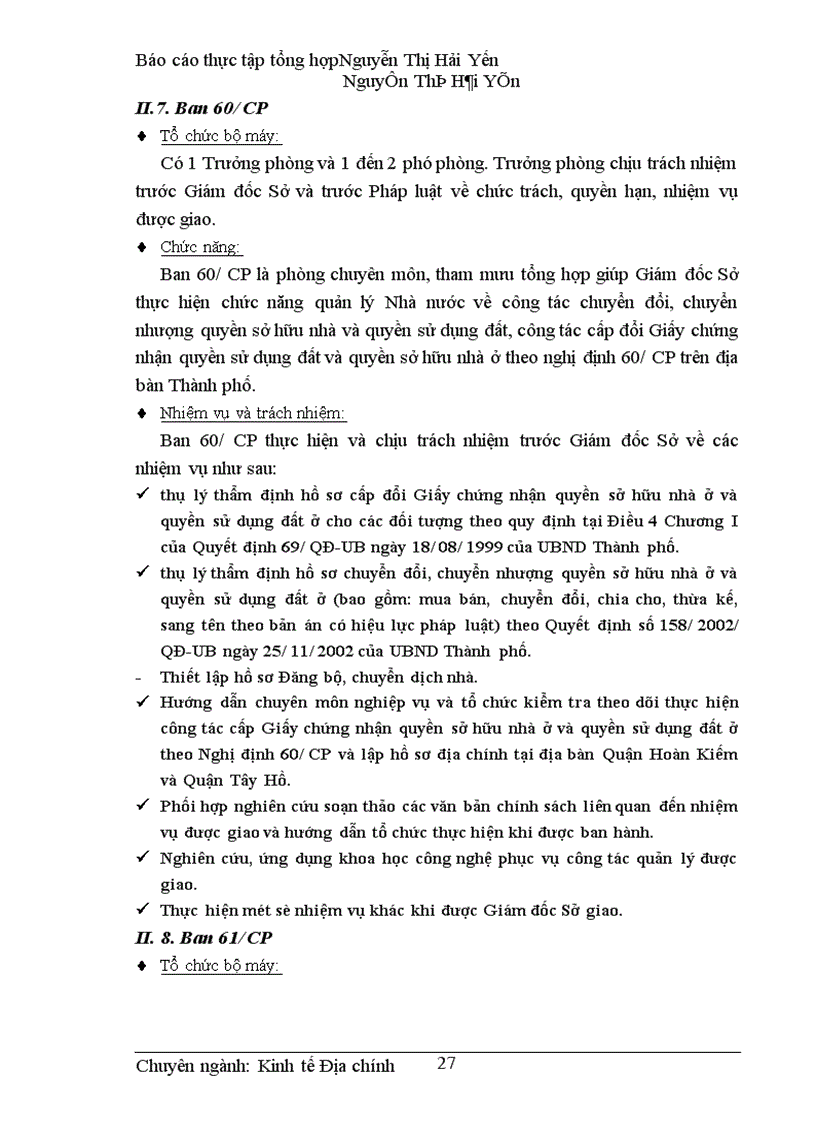 image for page Báo cáo thực tập Sở Tài nguyên, MôI trường và Nhà đất Hà Nội